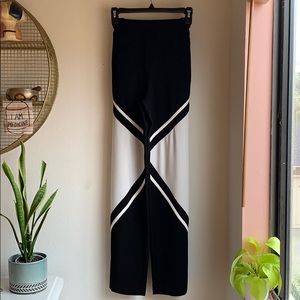 BCBG Maxazria European black and white pants